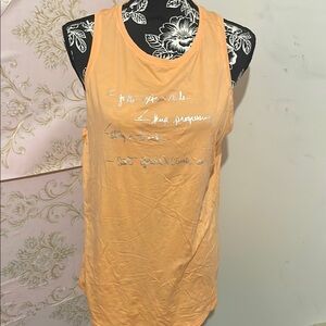 CALIA Orange Sleeveless Women's Top
